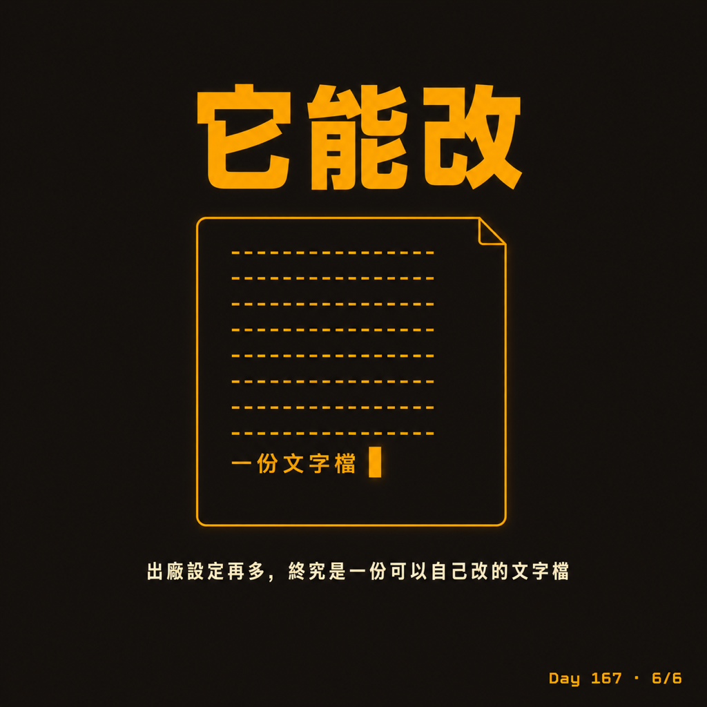 Day 167 把整份系統提示砍一遍 — 投影片 6