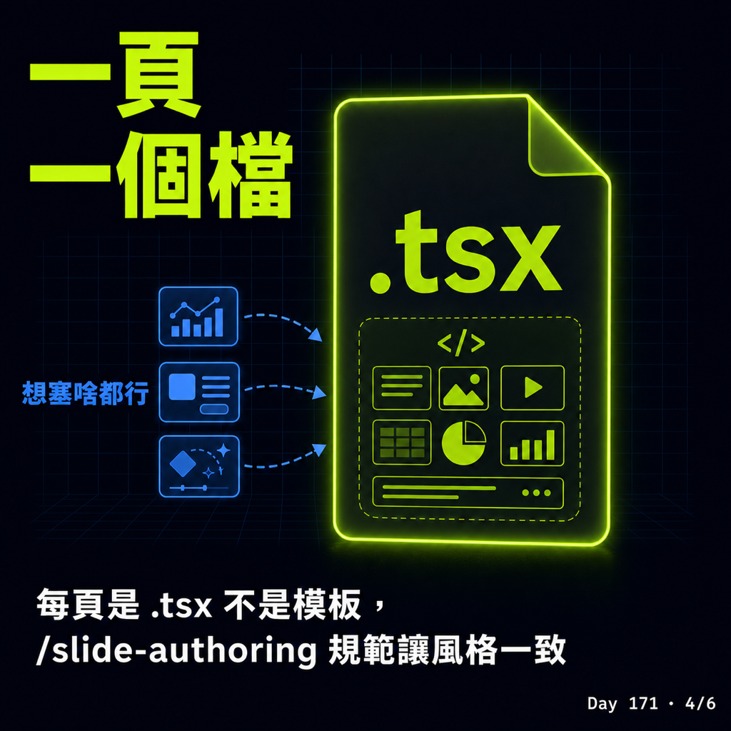 Day 171 open-slide 讓 agent 幫你寫簡報 — 投影片 4