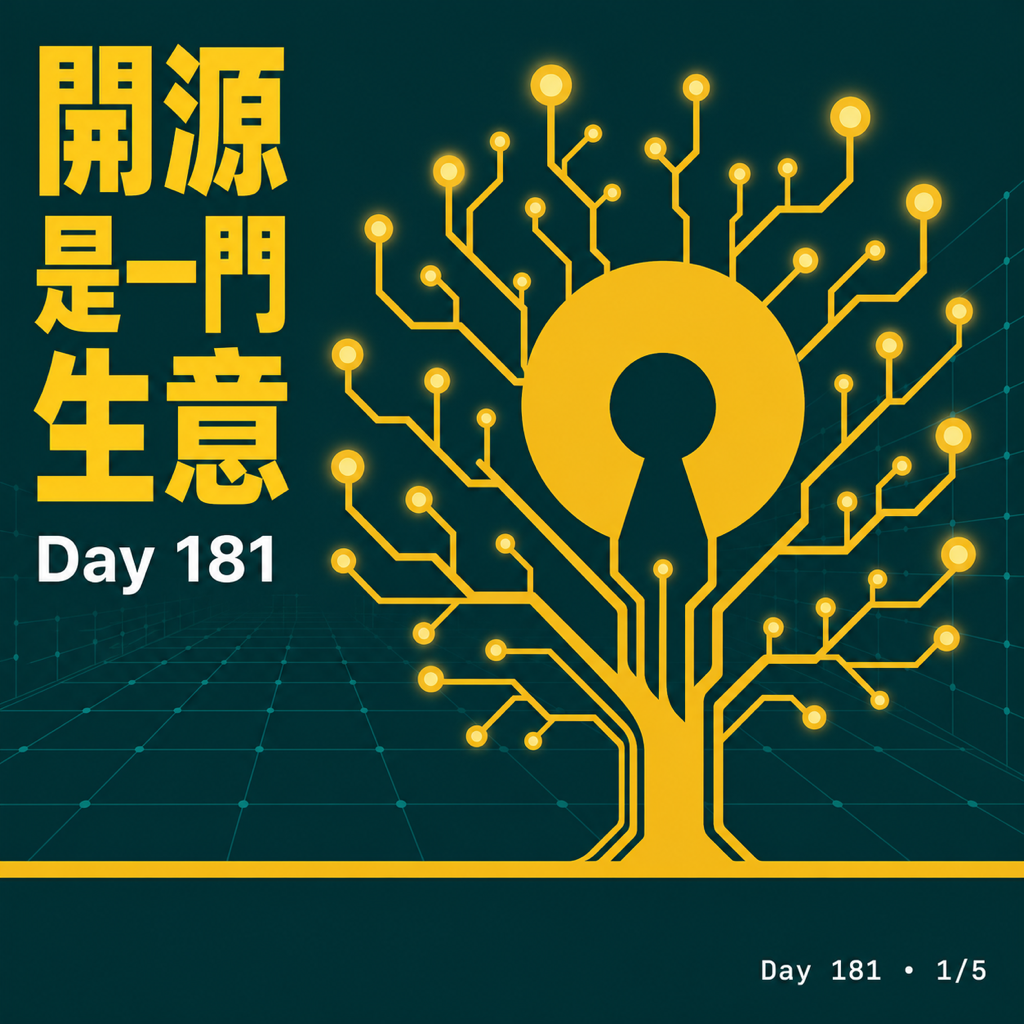 Day 181 開源是一門生意 — 投影片 1