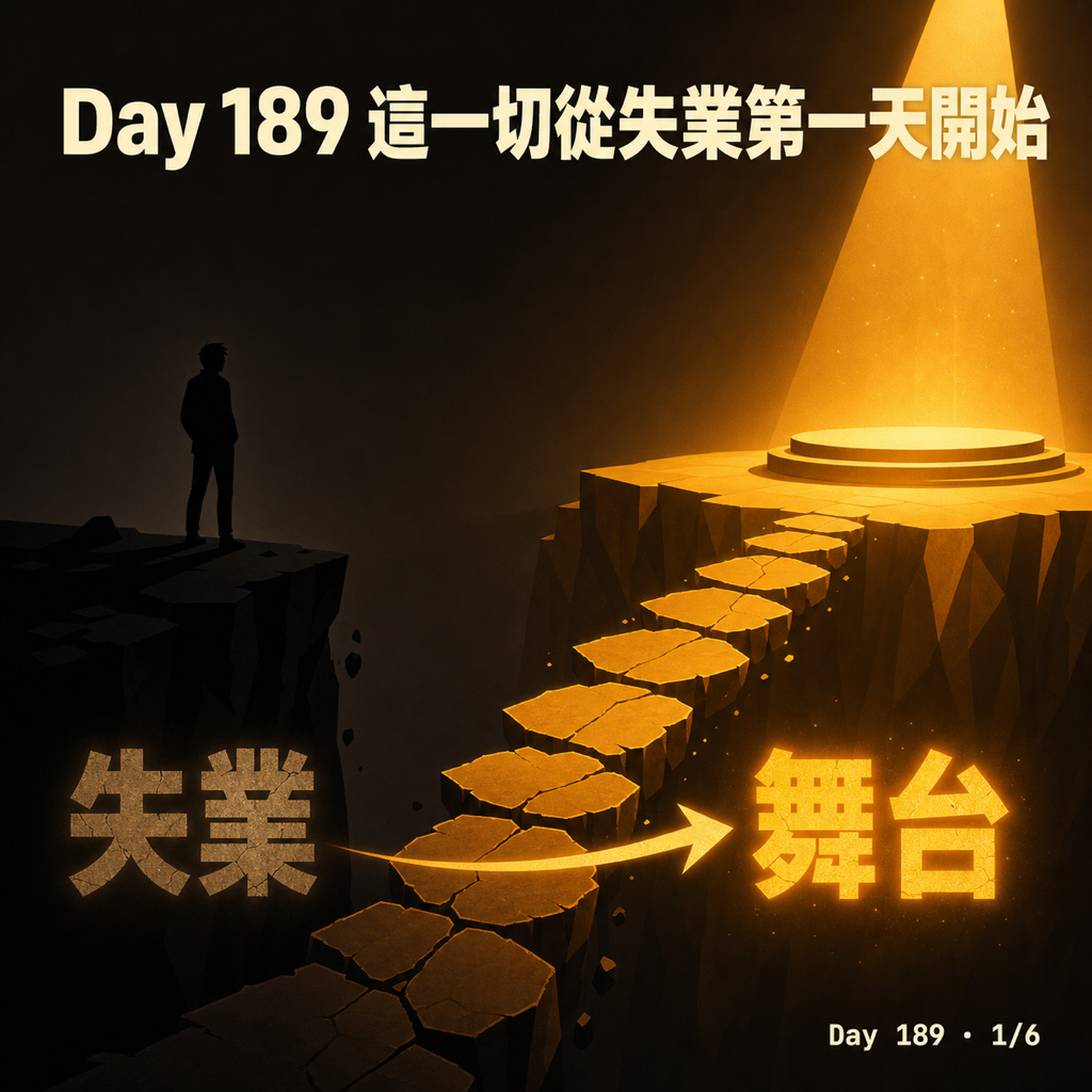 Day 189 這一切從失業第一天開始 — 投影片 1