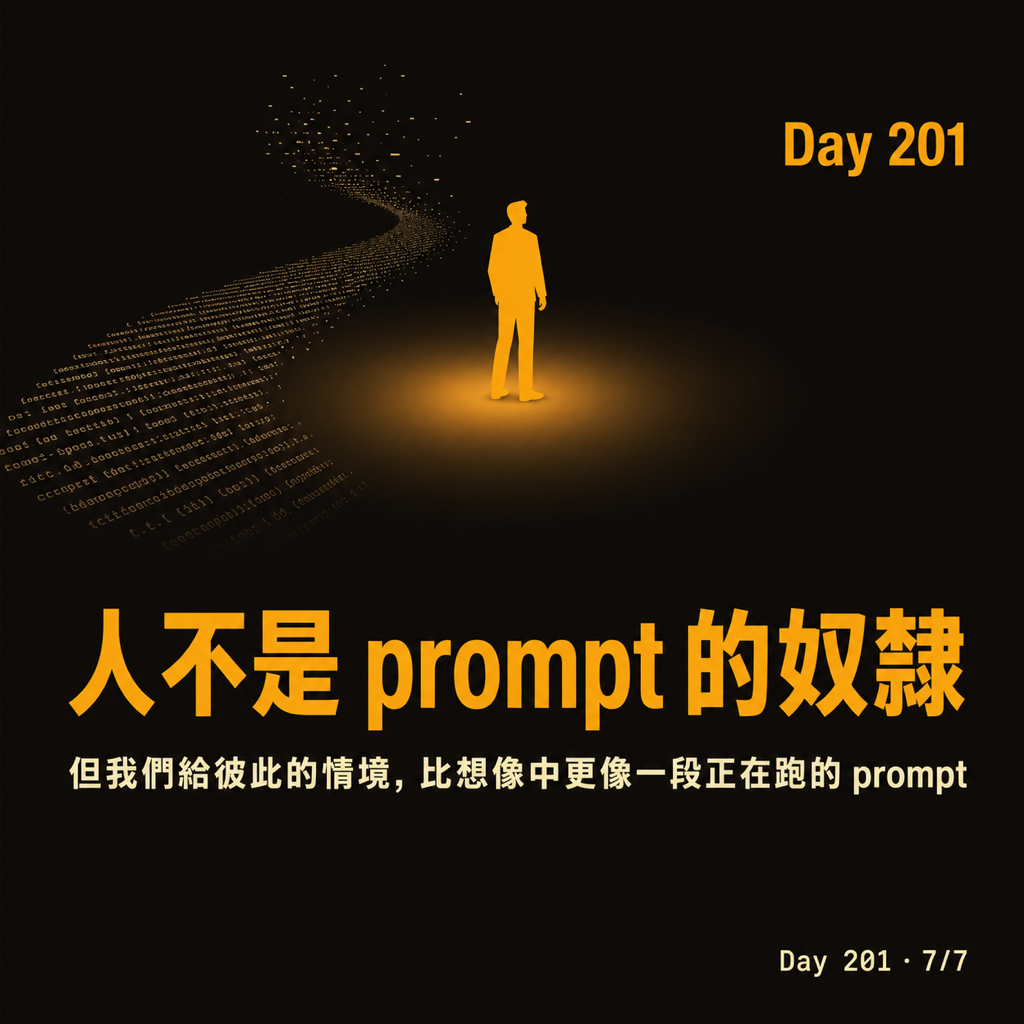Day 201 人不是固定版本 — 投影片 7