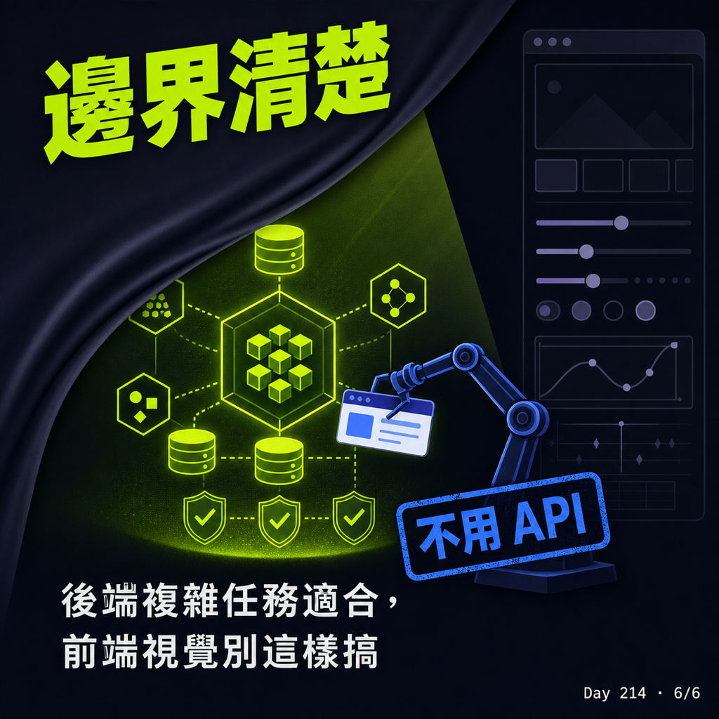 Day 214 讓兩個 AI 分工，一個寫一個驗 — 投影片 6