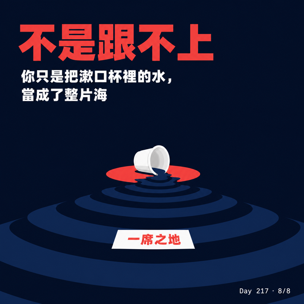 Day 217 你以為你看到的是大海,但其實是個漱口杯 — 投影片 8