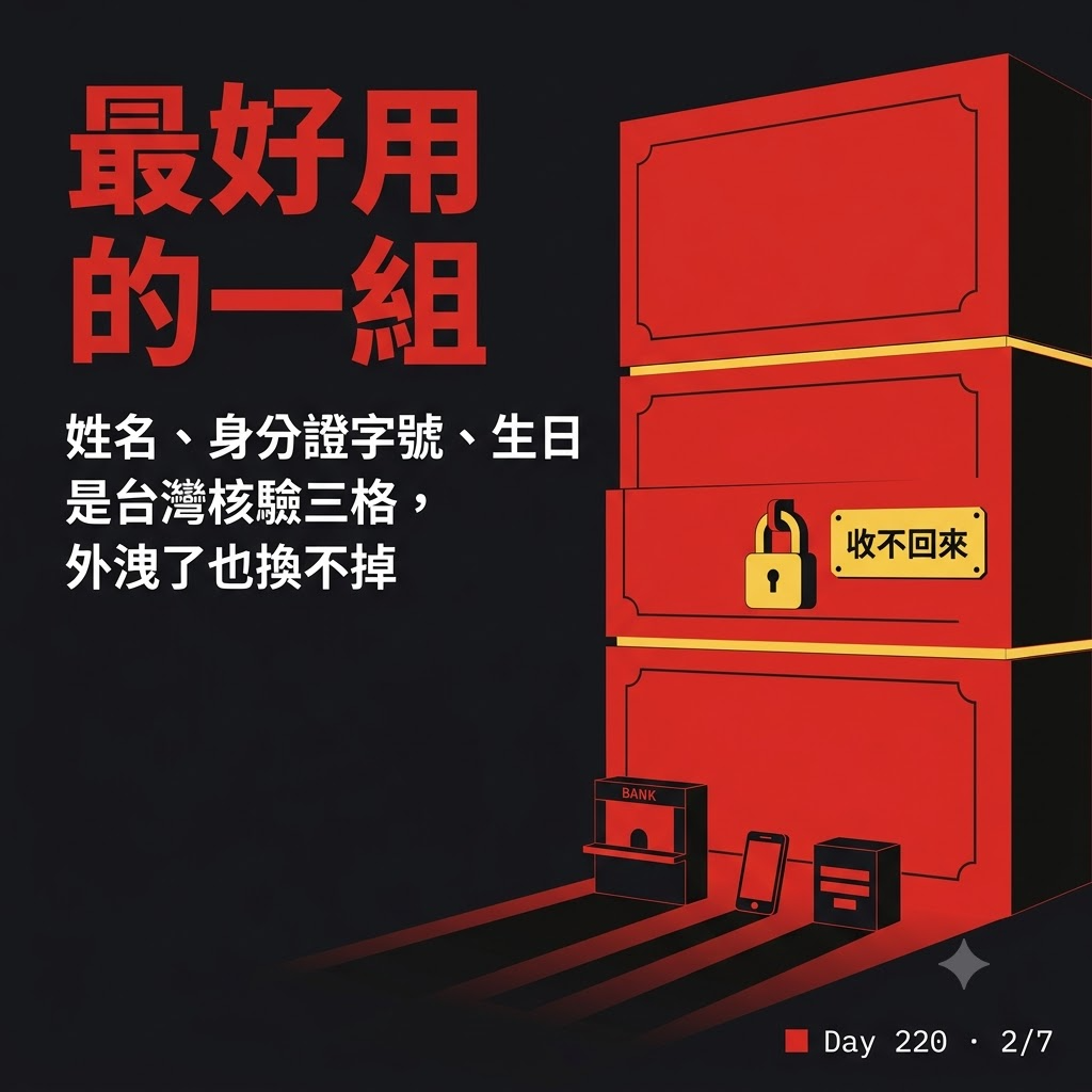 Day 220 差一步就把身分證字號發出去 — 投影片 2
