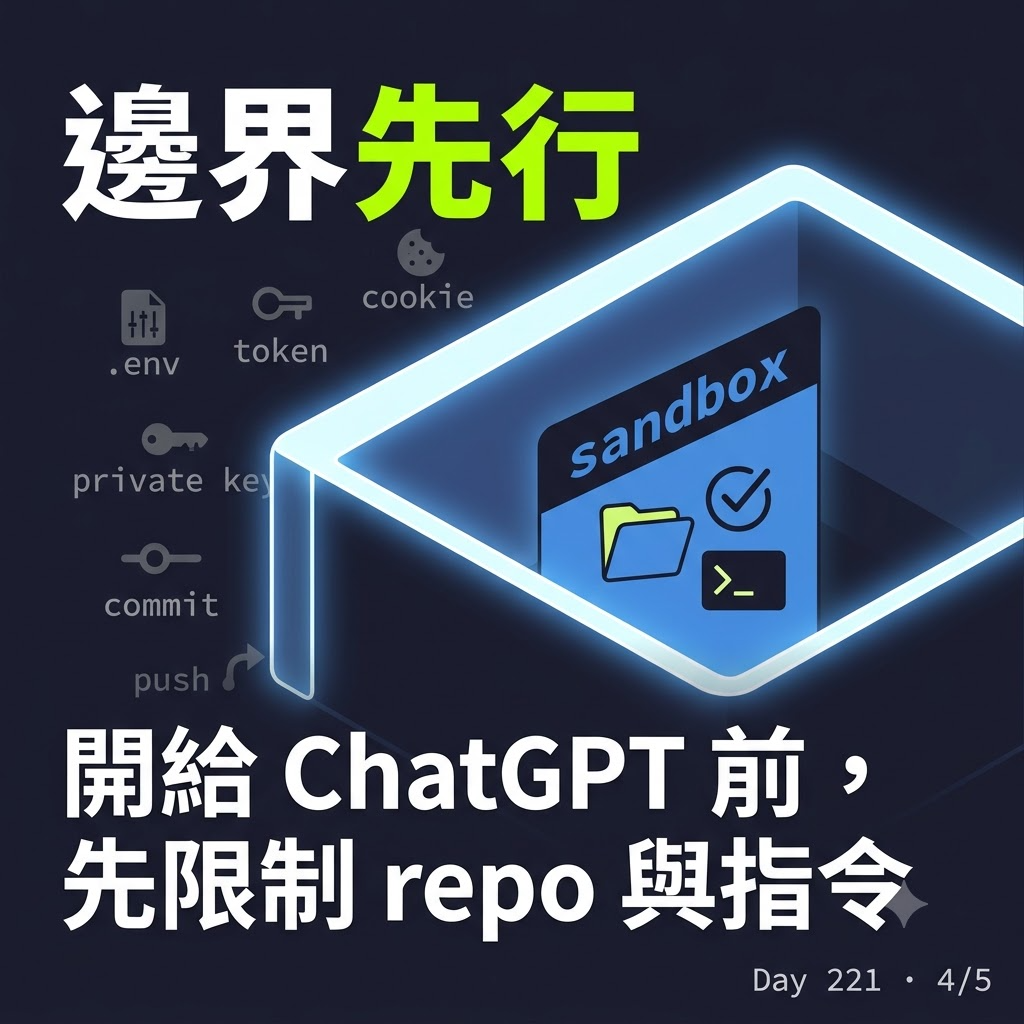 Day 221 讓網頁版 ChatGPT 調度本地專案的 DevSpace — 投影片 4