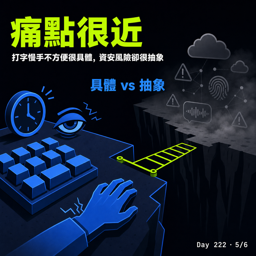 Day 222 語音輸入的資安比例原則 — 投影片 5