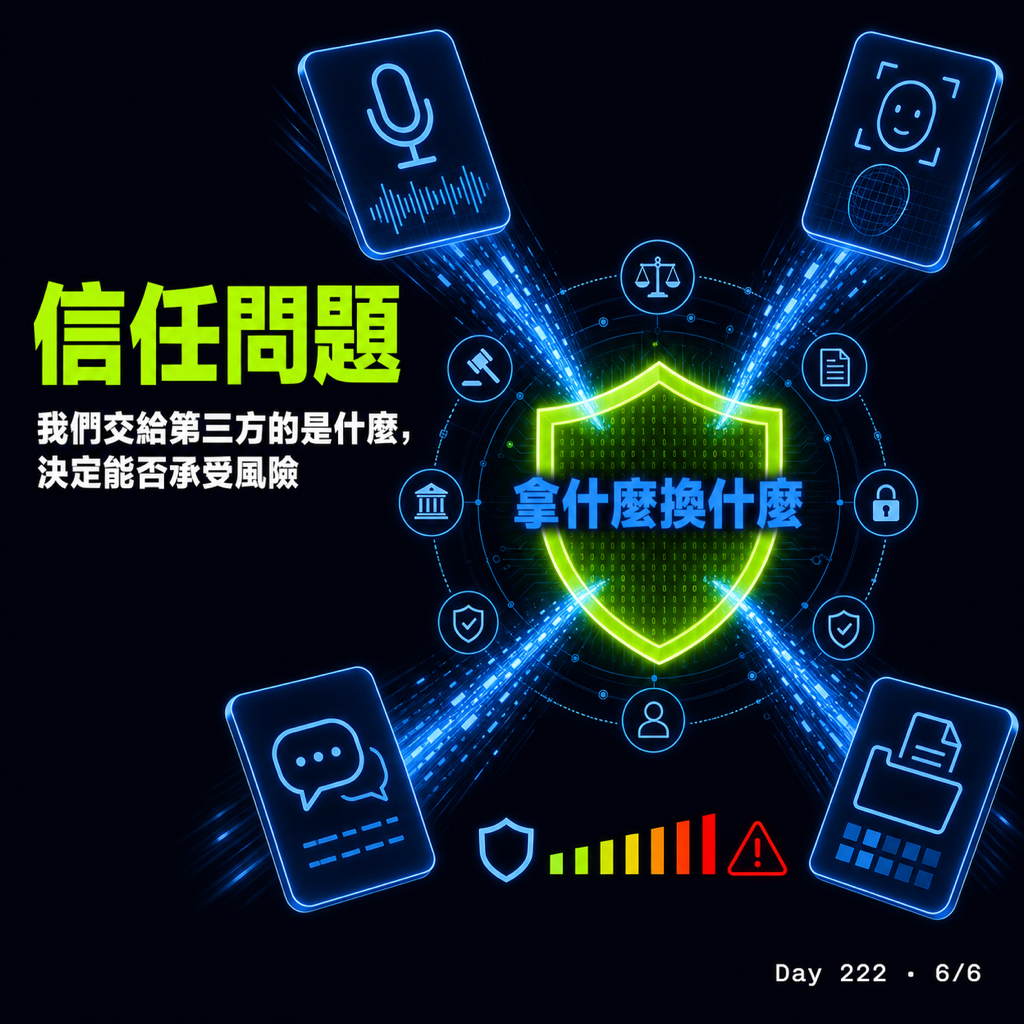Day 222 語音輸入的資安比例原則 — 投影片 6
