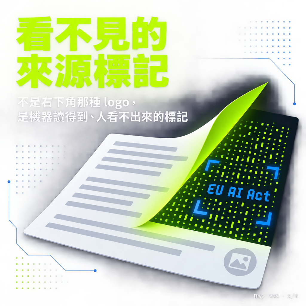 Day 229 AI 文字浮水印是怎麼運作的 — 投影片 2