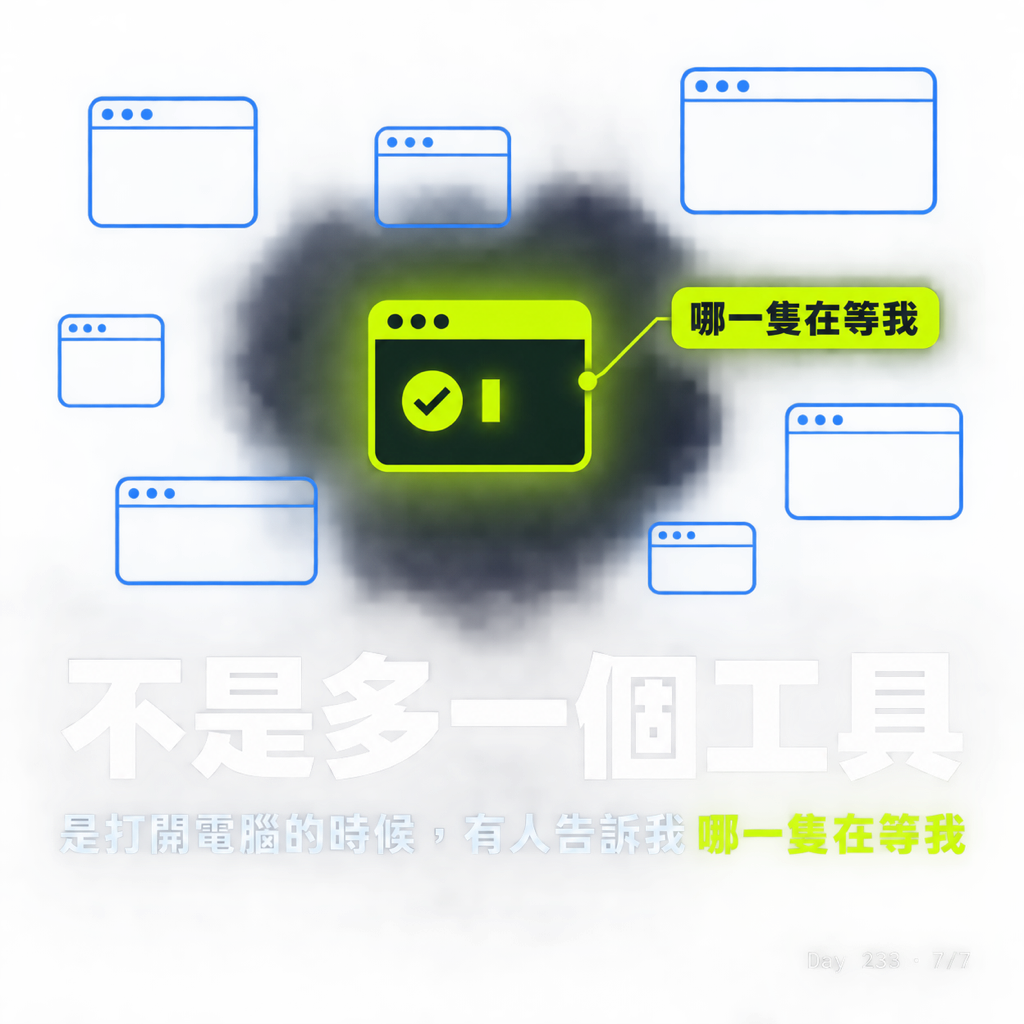 Day 233 關掉終端機,agent 還在跑 — 投影片 7