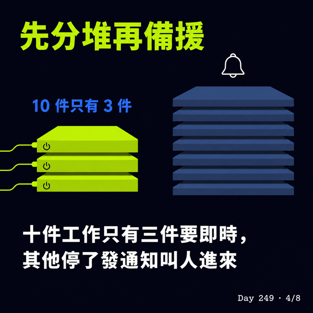 Day 249 AI 掛掉時的備用發電機 — 投影片 4