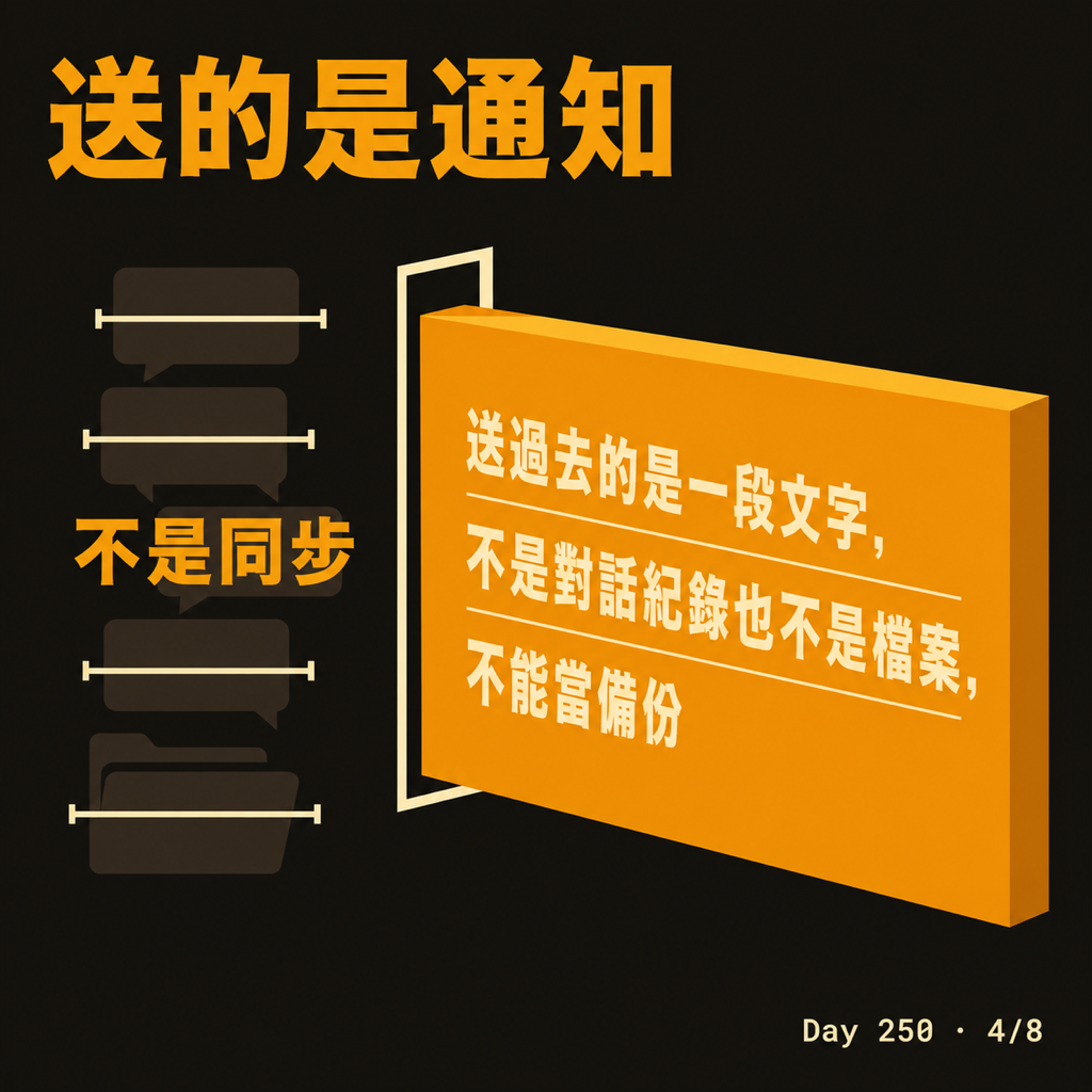 Day 250 Claude Code 視窗開始互相傳話 — 投影片 4