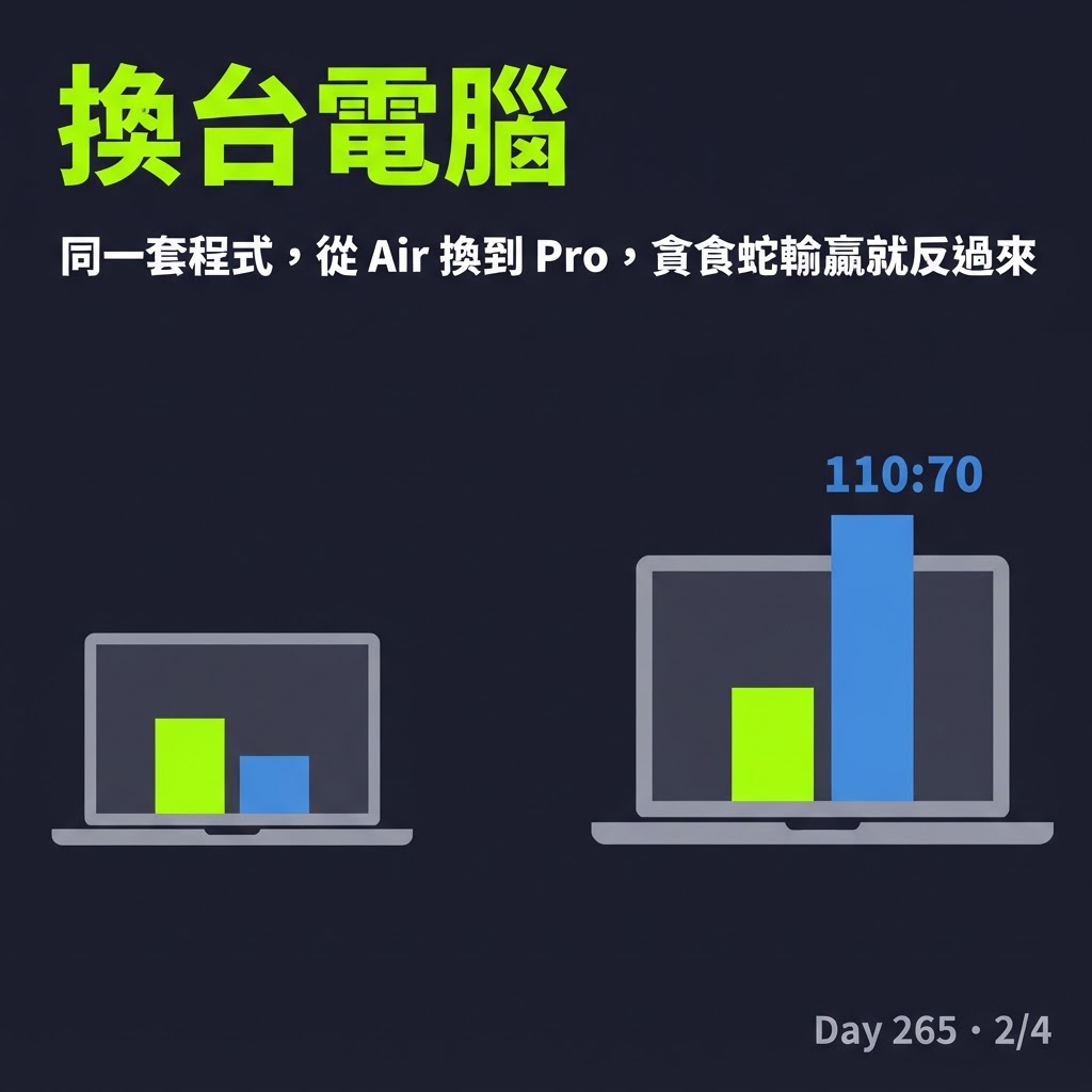 Day 265 Laya vs Jev 兩個 AI 互打，換台電腦就翻盤 — 投影片 2