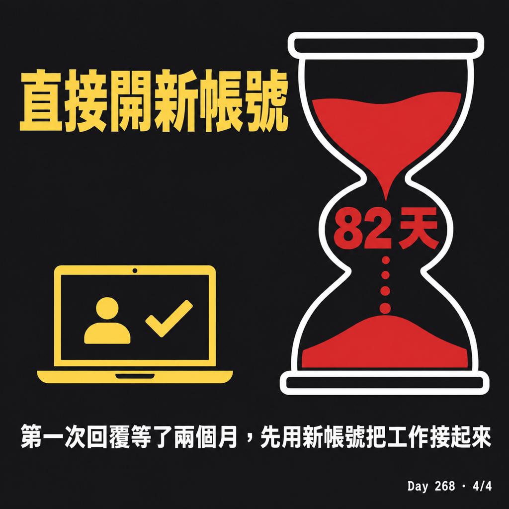Day 268 被 GitHub 停權 82 天後拿回帳號 — 投影片 4