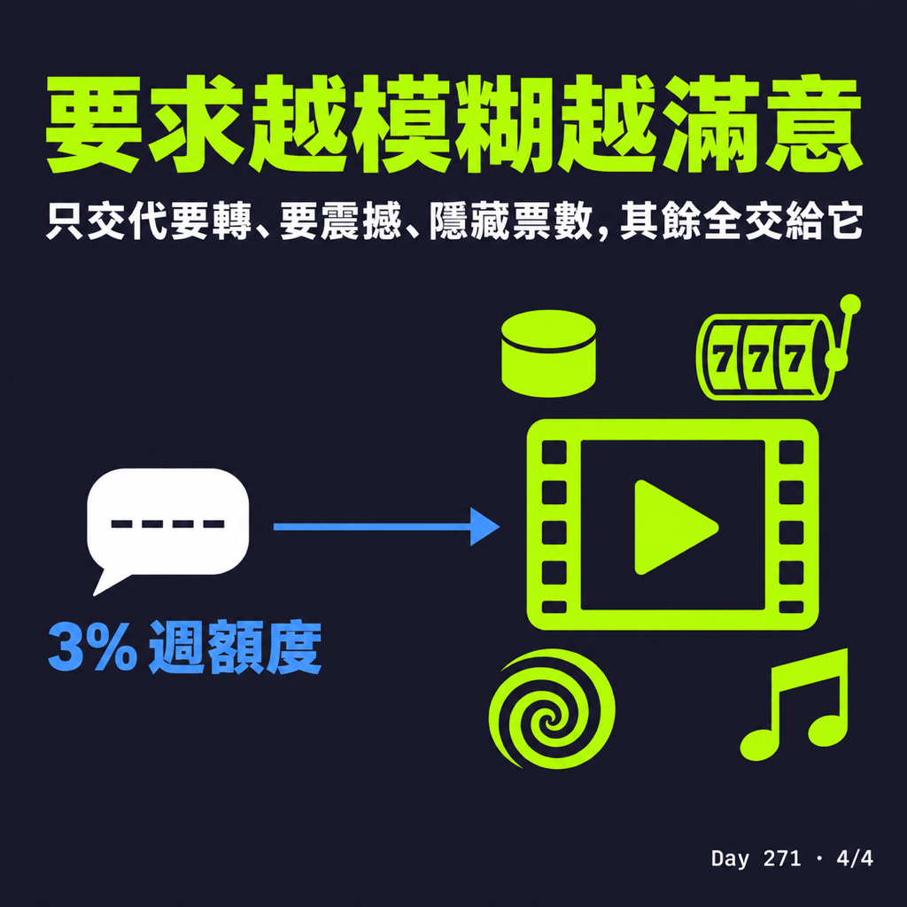 Day 271 一個 prompt 做出形象照票選動畫 — 投影片 4