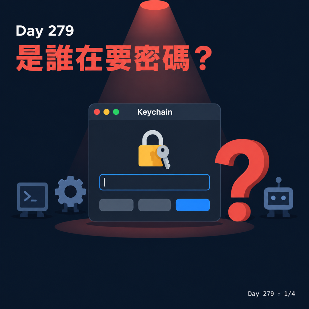 Day 279 電腦突然跳出要密碼，你知道是誰在要嗎？ — 投影片 1